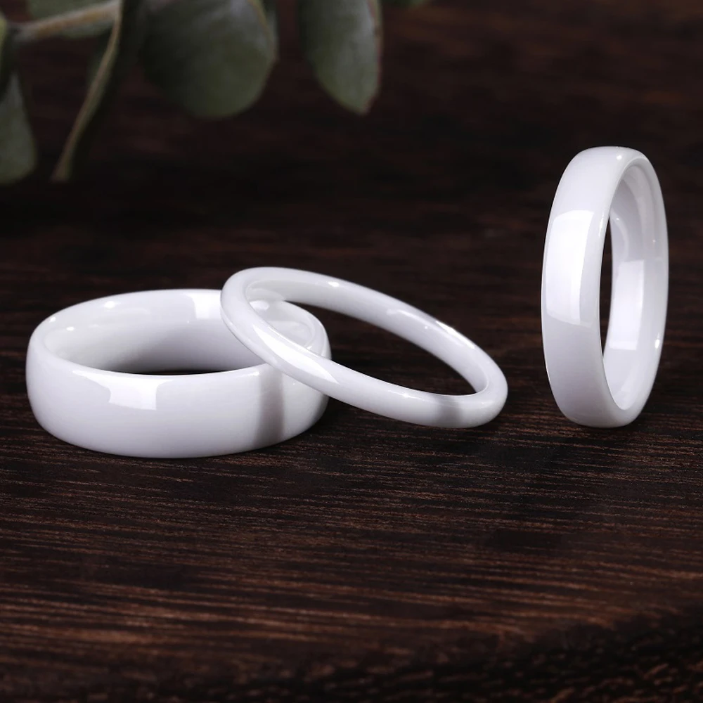 Kolmnsta 2mm 4mm 6mm White Ceramic Ring Anti-Allergy Men Woman Rings Safety Classic Design Anillos Women/Girl Gift Never Fade
Kolmnsta 2mm 4mm 6mm White Ceramic Ring Anti-Allergy Men Woman Rings Safety Classic Design Anillos Women/Girl Gift Never Fade