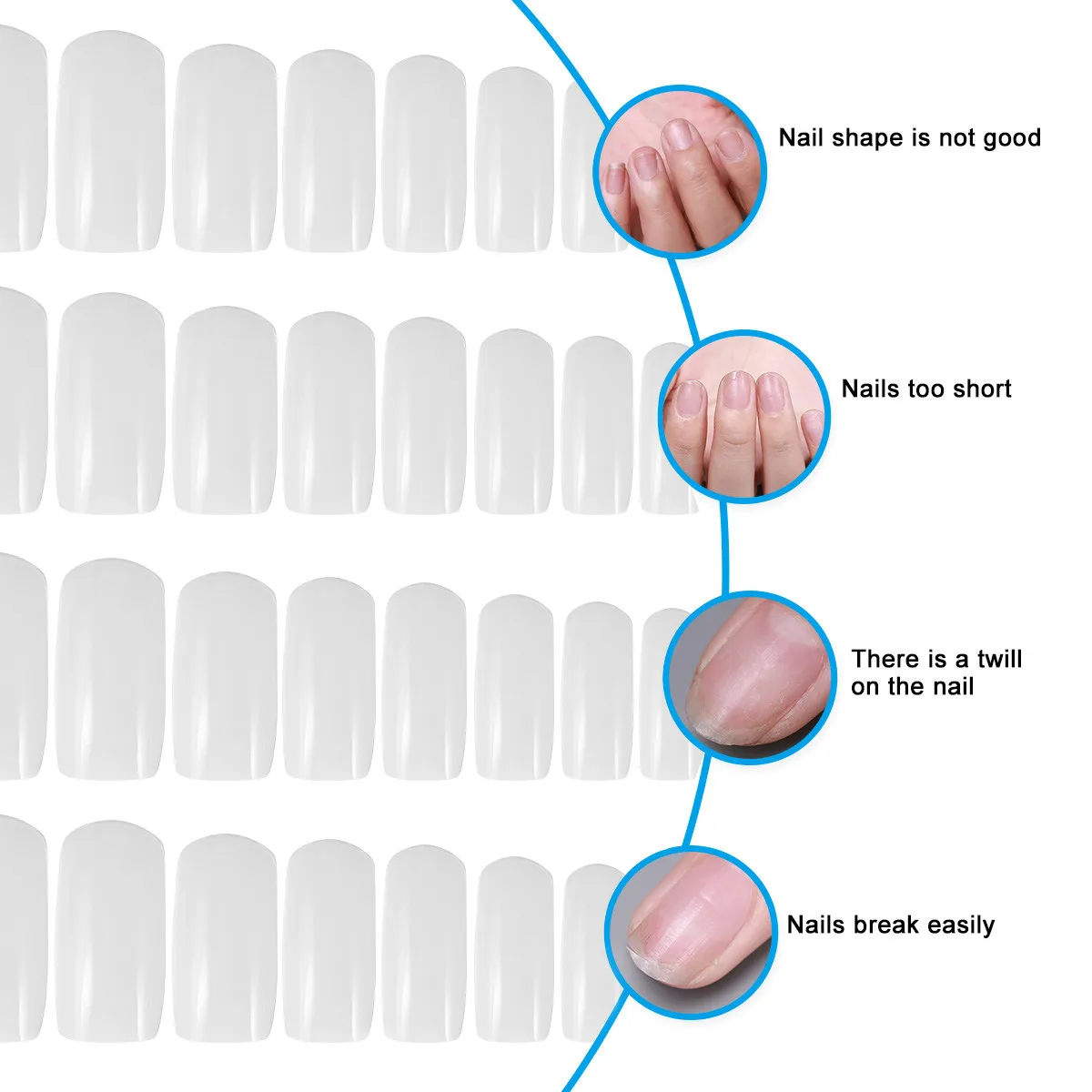 600 pcs No Damage Full Cover Nail Tips Finish Easy Apply For Beginners Experts Manicure Supplies Fake Nails
600 pcs No Damage Full Cover Nail Tips Finish Easy Apply For Beginners Experts Manicure Supplies Fake Nails
