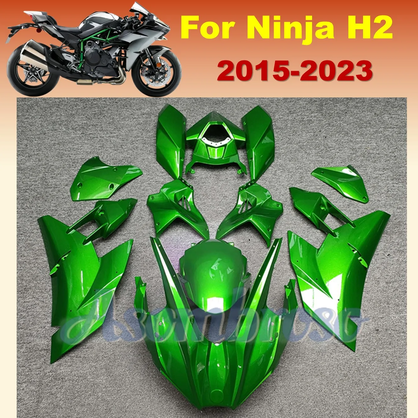 Полный комплект обтекателя, подходящий для KAWASAKI H2 2015 2016 2017 2018 2019 2020 2021 2022 2023 глянцевый зеленый литой комплект кузова
Полный комплект обтекателя, подходящий для KAWASAKI H2 2015 2016 2017 2018 2019 2020 2021 2022 2023 глянцевый зеленый литой комплект кузова