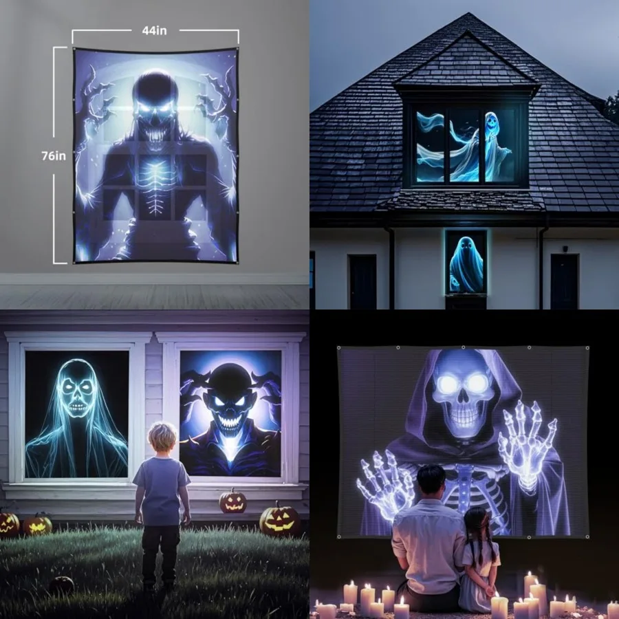 Holographic Rear Projection Screen Material: Indoor Projection Screens 44" x 75" Projectors Halloween Decorations Video Movie N
Holographic Rear Projection Screen Material: Indoor Projection Screens 44" x 75" Projectors Halloween Decorations Video Movie N