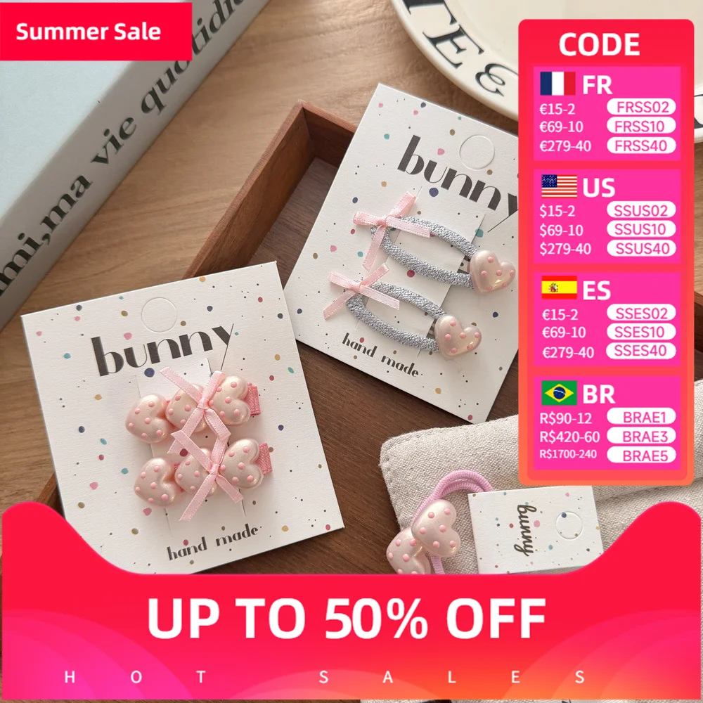 Children's New Heart-shaped Star Polka Dot Sweet BB Clip Pink Series Pearl Hair Clip Hairpin set Hair Accessories Girls
Children's New Heart-shaped Star Polka Dot Sweet BB Clip Pink Series Pearl Hair Clip Hairpin set Hair Accessories Girls
