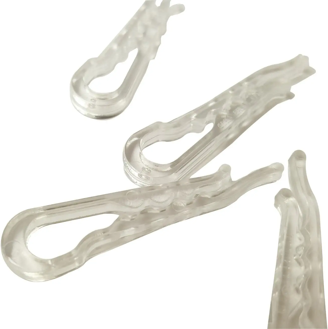 U Shape Clear Plastic Alligator Clips for Shirts Socks Pants Folding Ties Hold Garments in Place
U Shape Clear Plastic Alligator Clips for Shirts Socks Pants Folding Ties Hold Garments in Place