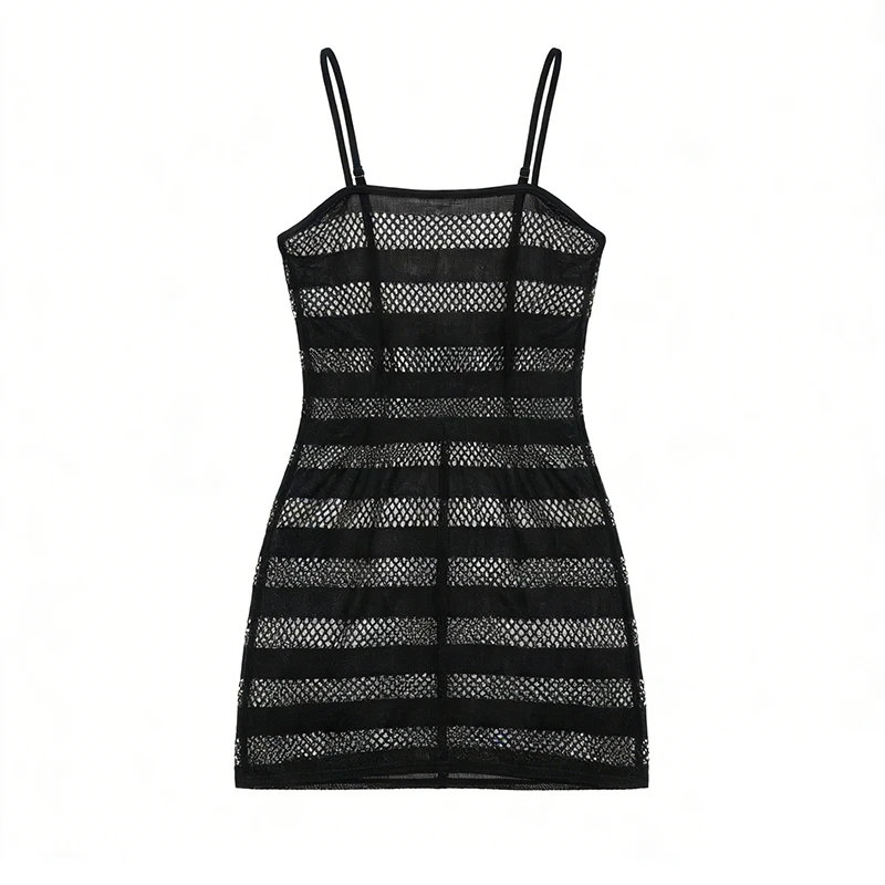 Sexy Striped Open Crotch Lingerie Transparent Mesh Dress For Women Nightgown
Sexy Striped Open Crotch Lingerie Transparent Mesh Dress For Women Nightgown