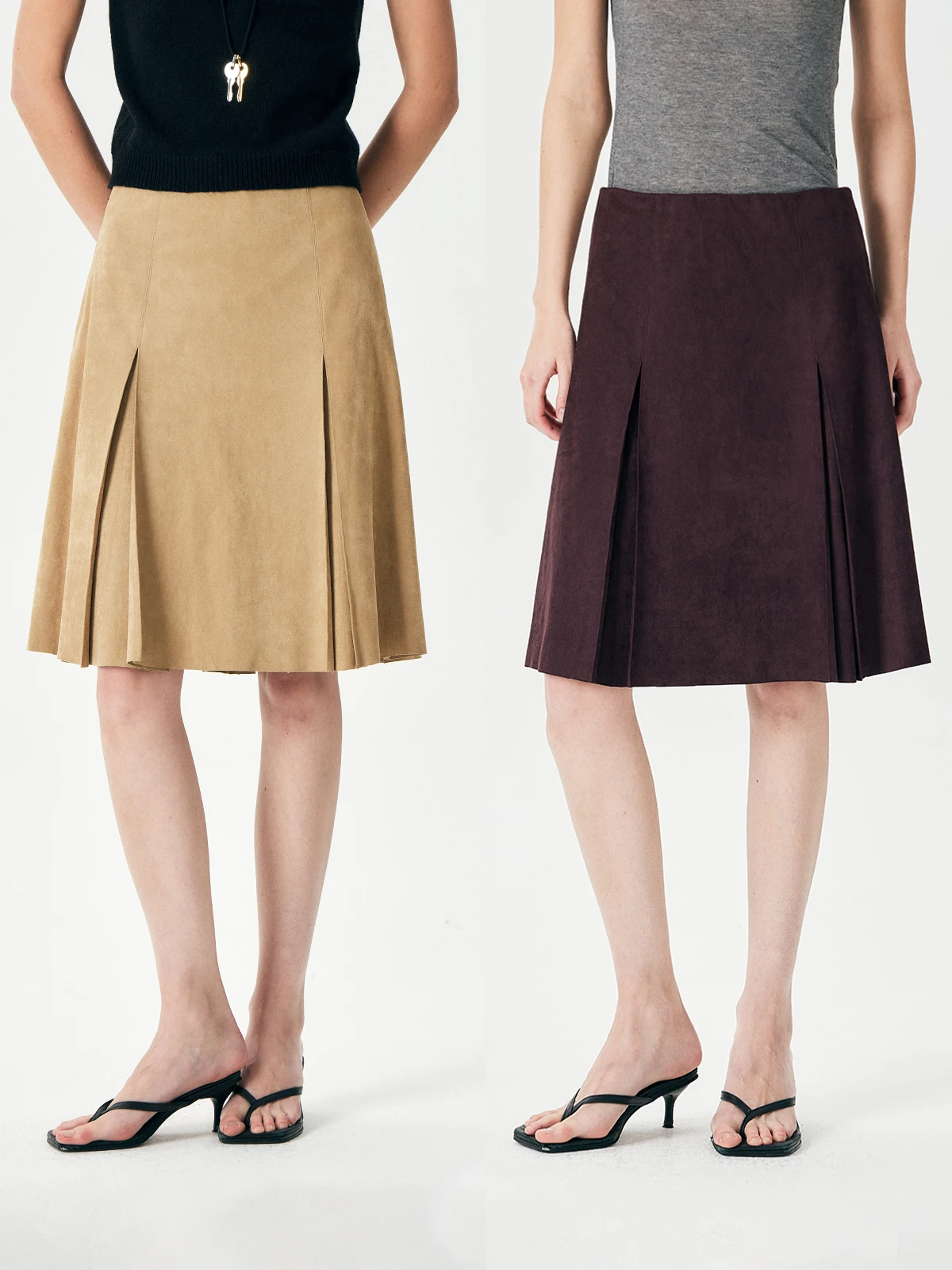 Винтажная двусторонняя замшевая юбка-миди Thoransaura А-силуэта, женская юбка-трапеция из полиэстера со средней талией, плиссированная, для любого типа фигуры
Винтажная двусторонняя замшевая юбка-миди Thoransaura А-силуэта, женская юбка-трапеция из полиэстера со средней талией, плиссированная, для любого типа фигуры