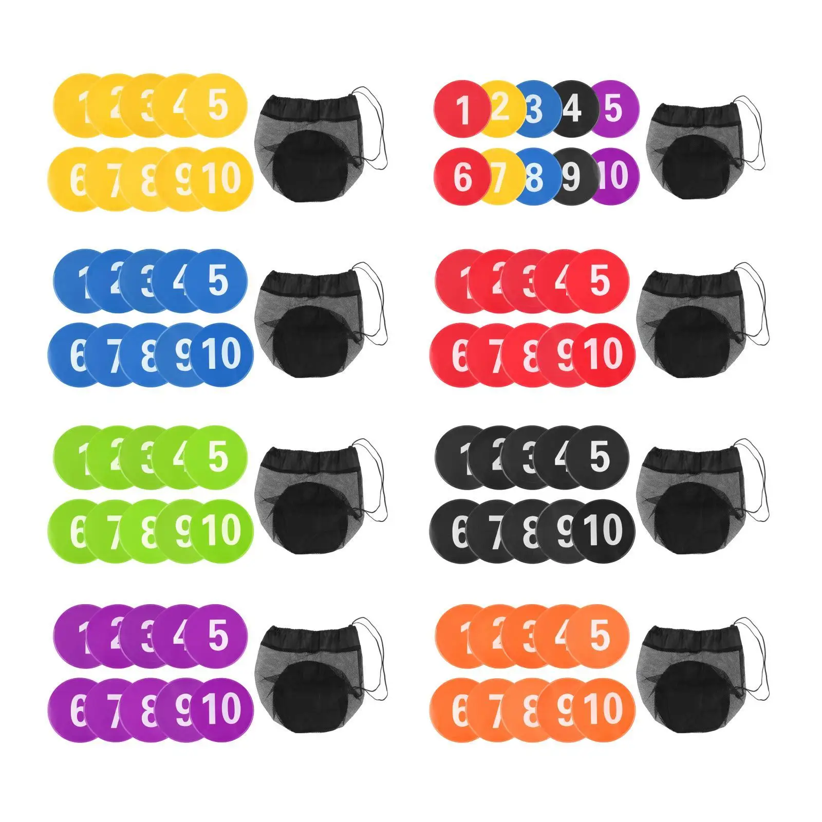 10-компонентные пронумерованные маркеры для разбрызгивания пола, тренировочный коврик для спортивного площадки
10-компонентные пронумерованные маркеры для разбрызгивания пола, тренировочный коврик для спортивного площадки