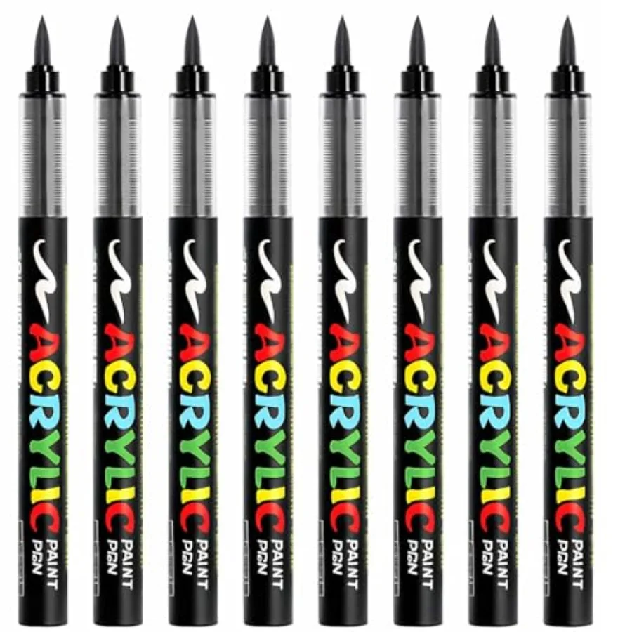 paint pen, 1.0-6.0mm permanent marker, 8 acrylic pen Suitable for art projects, painting, rock painting, ceramics, glass, wood,
paint pen, 1.0-6.0mm permanent marker, 8 acrylic pen Suitable for art projects, painting, rock painting, ceramics, glass, wood,
