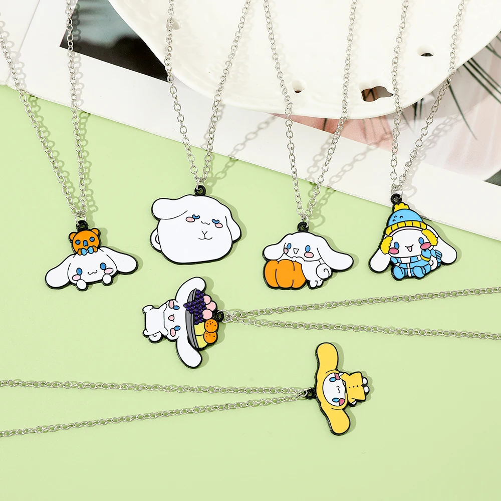 Sanrio Cinnamoroll ожерелья Модные Мультяшные Аниме фигурки DIY кулон аксессуары милый Коричный кулон
Sanrio Cinnamoroll ожерелья Модные Мультяшные Аниме фигурки DIY кулон аксессуары милый Коричный кулон