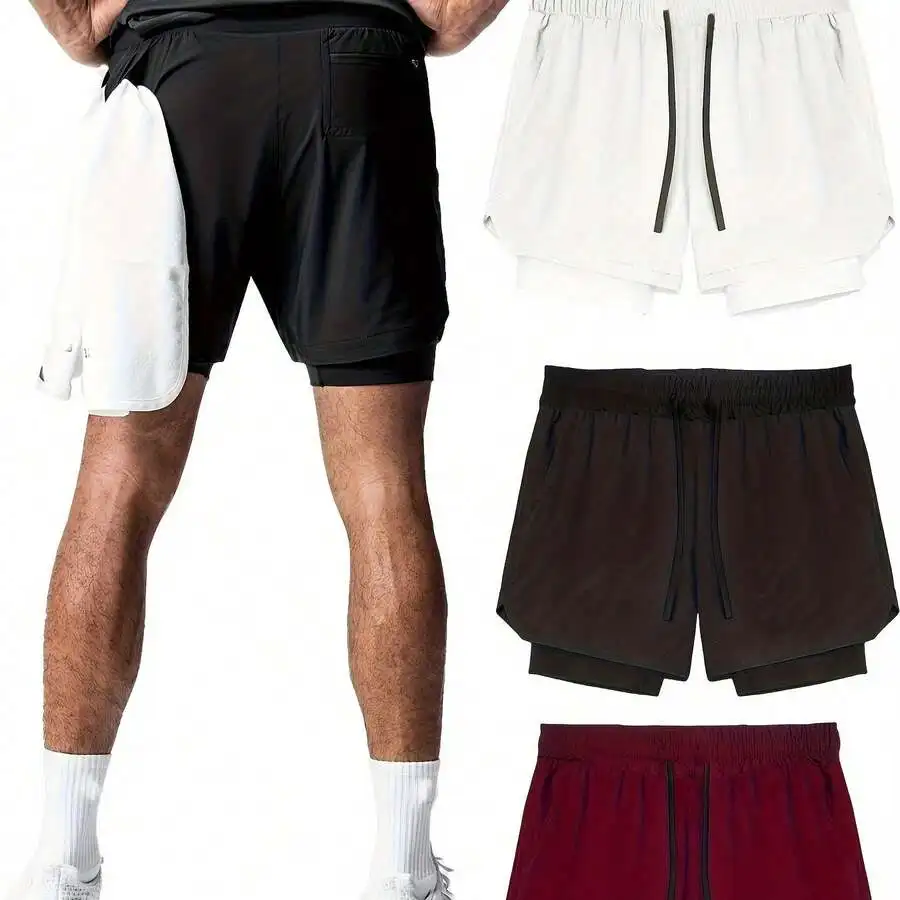 3 Pcs Mens Quick-Dry Breathable Athletic Shorts With Pockets For Running Basketball Training
3 Pcs Mens Quick-Dry Breathable Athletic Shorts With Pockets For Running Basketball Training
