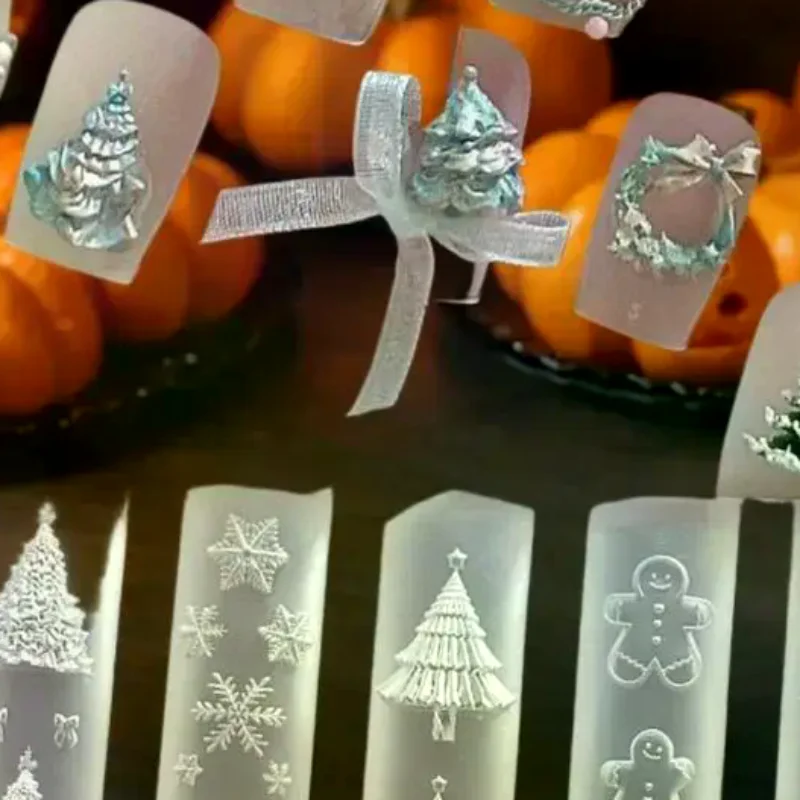 3D Рождественская елка, снеговик, пряничный человечек, силиконовая форма для ногтей для DIY, прозрачный дизайн маникюра и украшения для дизайна ногтей
3D Рождественская елка, снеговик, пряничный человечек, силиконовая форма для ногтей для DIY, прозрачный дизайн маникюра и украшения для дизайна ногтей