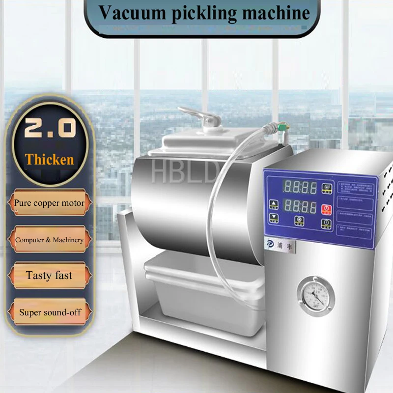 Commercial Fully Automatic Stainless Steel Marinating Machine, Drum Type Vacuum Marinating Machine, Chicken Marinating Machine
Commercial Fully Automatic Stainless Steel Marinating Machine, Drum Type Vacuum Marinating Machine, Chicken Marinating Machine
