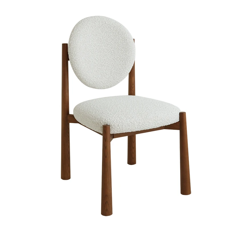 Medieval Solid Wood Dining Chair Home Leisure Bedroom Minimalist Makeup Chair Lamb Fleece Backrest Chair
Medieval Solid Wood Dining Chair Home Leisure Bedroom Minimalist Makeup Chair Lamb Fleece Backrest Chair