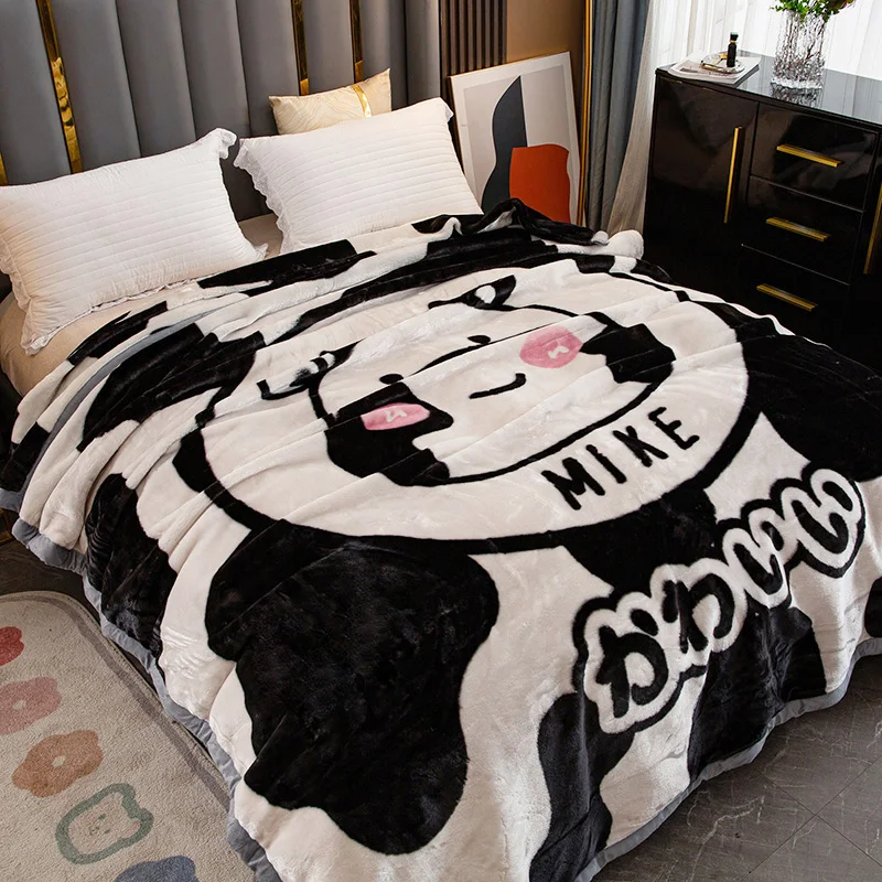 Double thick Raschel blanket milk wool blanket wedding blanket flannel blanket
Double thick Raschel blanket milk wool blanket wedding blanket flannel blanket
