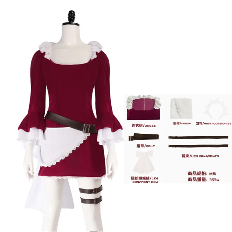 Baby-5 Maid Killer Cosplay Costume Anime Pirate BABY5 Role Play Uniform Halloween Lolita Sexy Dress Buki No Outfits
Baby-5 Maid Killer Cosplay Costume Anime Pirate BABY5 Role Play Uniform Halloween Lolita Sexy Dress Buki No Outfits