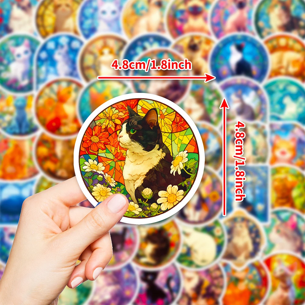 10/30/50pcs Vintage Colored Glass Cat Stickers Cute Cartoon Aesthetic Decal DIY Notebook Luggage Phone Case Kid Sticker Toy Gift 
10/30/50pcs Vintage Colored Glass Cat Stickers Cute Cartoon Aesthetic Decal DIY Notebook Luggage Phone Case Kid Sticker Toy Gift