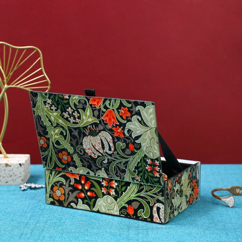 New Plant Illustration Glass Mirror Jewelry Storage Box High-end Gift Case Decoraction
New Plant Illustration Glass Mirror Jewelry Storage Box High-end Gift Case Decoraction