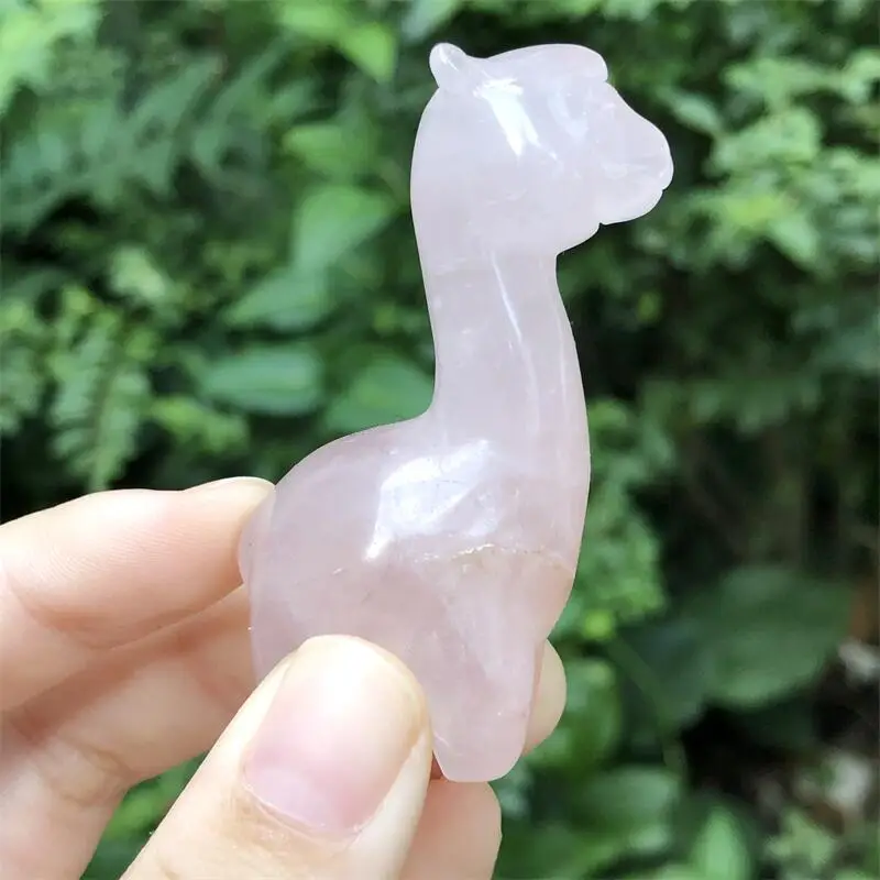 Cute Alpaca Natural Rose Quartz Mineral Gem Sculpture Crafts Healing Reiki Home Decor Gifts 1pcs
Cute Alpaca Natural Rose Quartz Mineral Gem Sculpture Crafts Healing Reiki Home Decor Gifts 1pcs