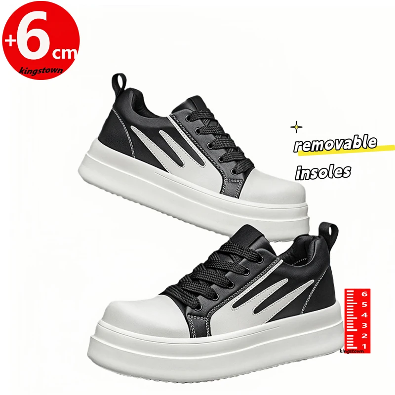 Men Chunky Shoes Lift Sneakers Height Increase Insoles 6cm Leisure Plus Size 38-44
Men Chunky Shoes Lift Sneakers Height Increase Insoles 6cm Leisure Plus Size 38-44