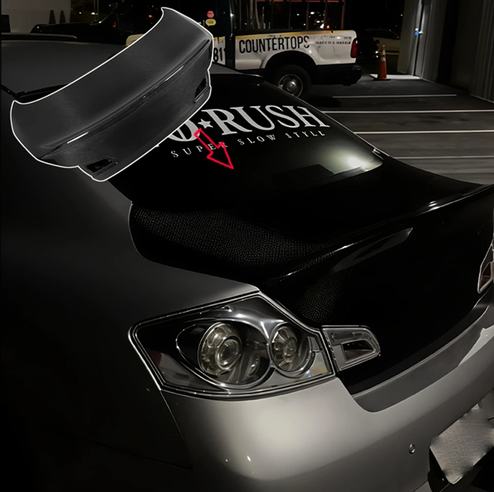 Для Infiniti G37 4-дверный багажник седана из углеродного волокна в стиле Dcuktail (отверстие для камеры)
Для Infiniti G37 4-дверный багажник седана из углеродного волокна в стиле Dcuktail (отверстие для камеры)