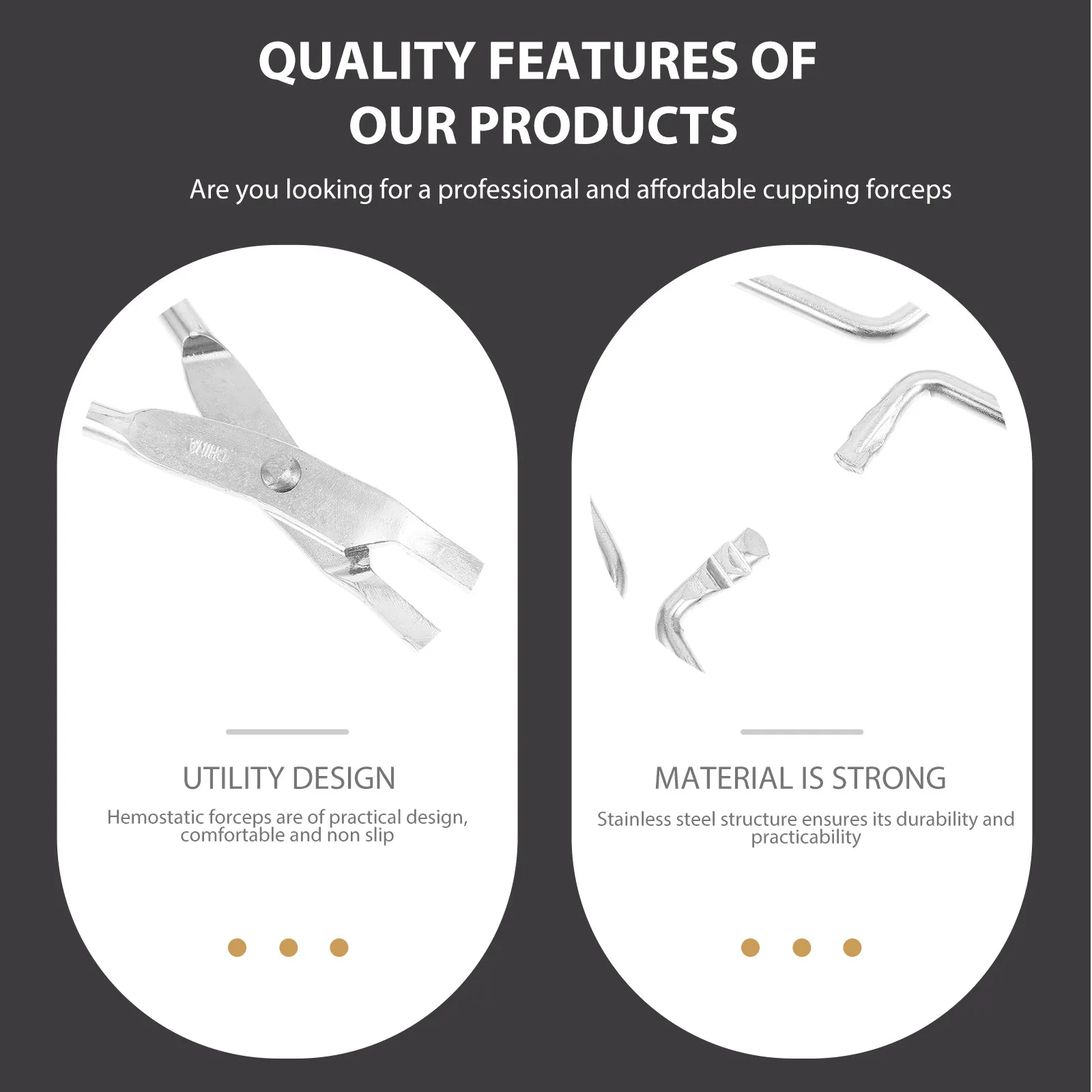 4Pcs Stainless Steel Cupping Forceps for Pet Ear Hair Removal Home Cupping Pliers Hemostatic Forcep Wound Cleaning Tweezers
4Pcs Stainless Steel Cupping Forceps for Pet Ear Hair Removal Home Cupping Pliers Hemostatic Forcep Wound Cleaning Tweezers