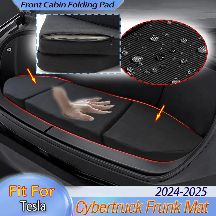 Car Front Cabin Folding Pad for Tesla Cybertruck Frunk Mat 2024 2025 Front Trunk Foldable Portable Soft Cushion Auto Parts Trim
Car Front Cabin Folding Pad for Tesla Cybertruck Frunk Mat 2024 2025 Front Trunk Foldable Portable Soft Cushion Auto Parts Trim