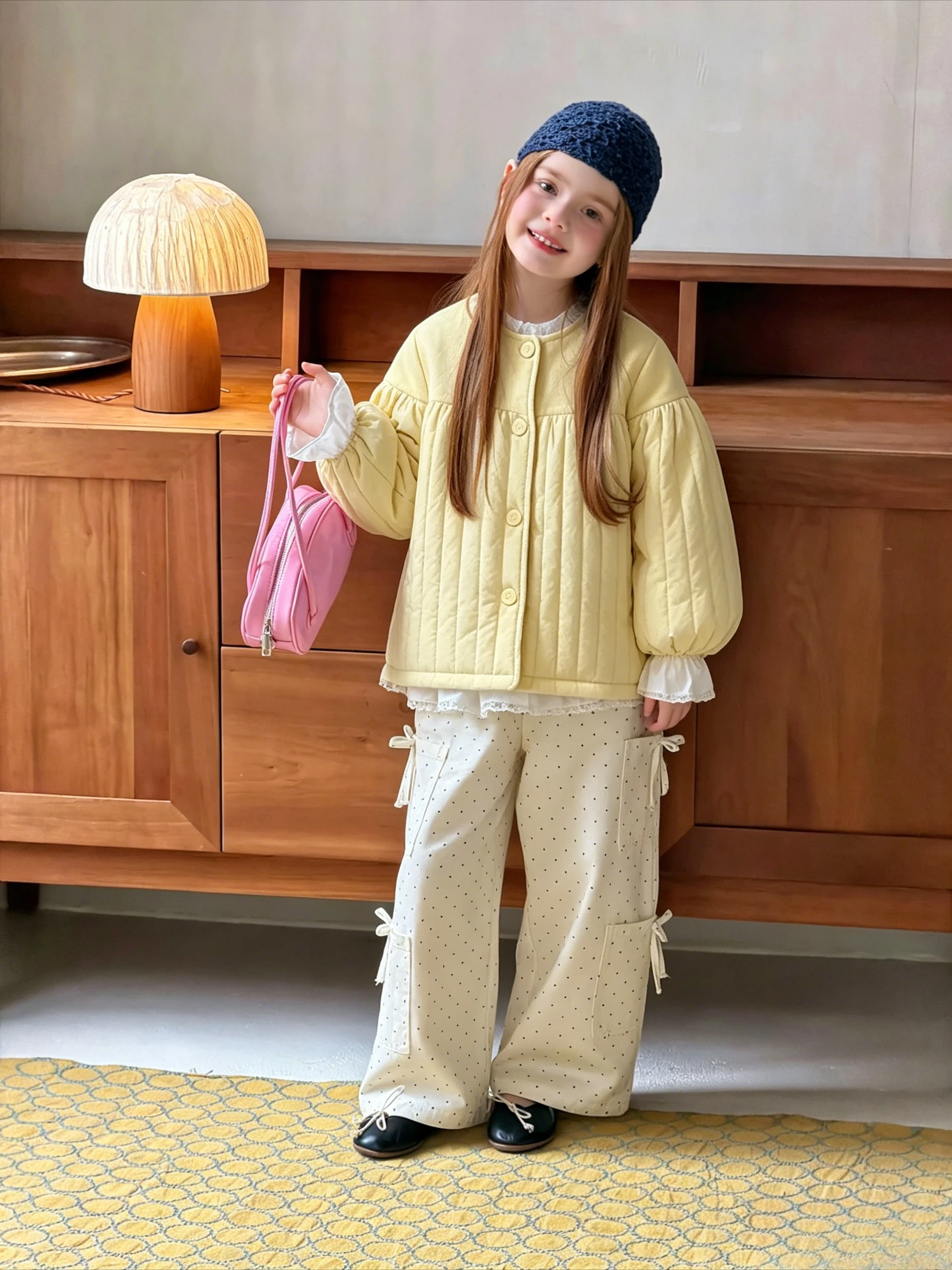 2026 Baby Korean Kids Quilted Girls New Korean Stylish Kids Yellow Suitable Thick Padded Coat Cotton Jacket
2026 Baby Korean Kids Quilted Girls New Korean Stylish Kids Yellow Suitable Thick Padded Coat Cotton Jacket