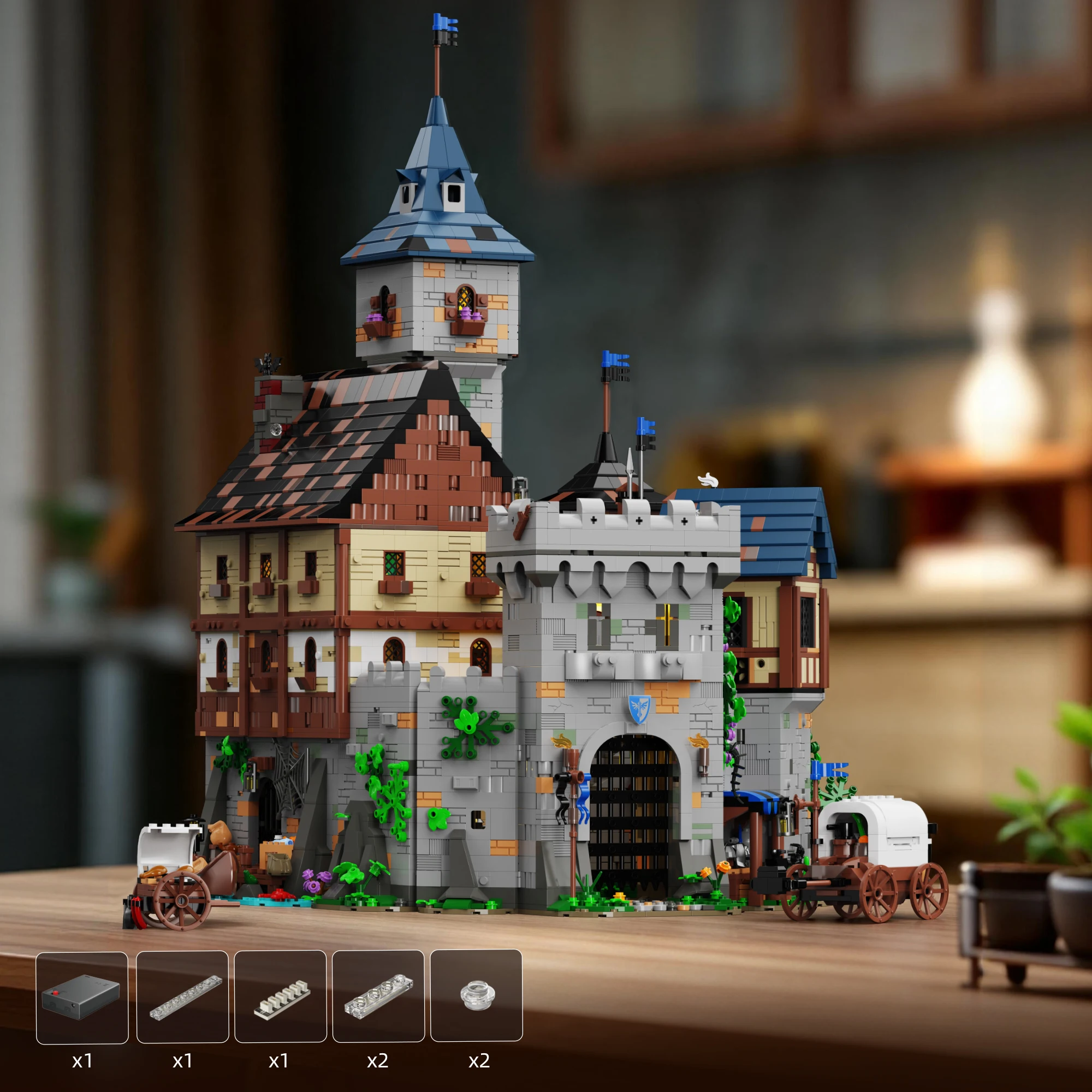 6609PCS Border Fortress Medieval Castle Street Scene Model Bricks Desktop Ornament Educational Assembly DIY Toy Holiday Gifts
6609PCS Border Fortress Medieval Castle Street Scene Model Bricks Desktop Ornament Educational Assembly DIY Toy Holiday Gifts