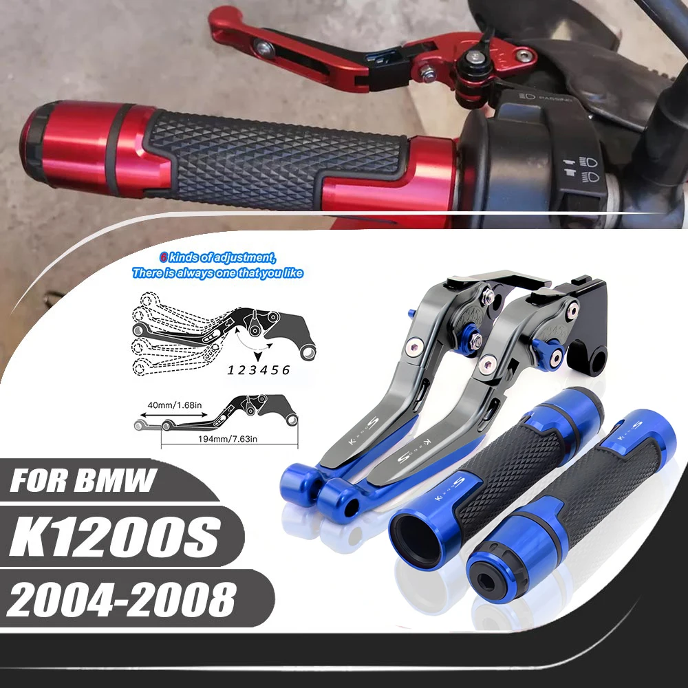 For BMW K1200S K 1200S 2004-2008 Motorcycle Folding Extendable CNC Aluminum Brake Clutch Levers Handle Grips Hand Brake Lever
For BMW K1200S K 1200S 2004-2008 Motorcycle Folding Extendable CNC Aluminum Brake Clutch Levers Handle Grips Hand Brake Lever
