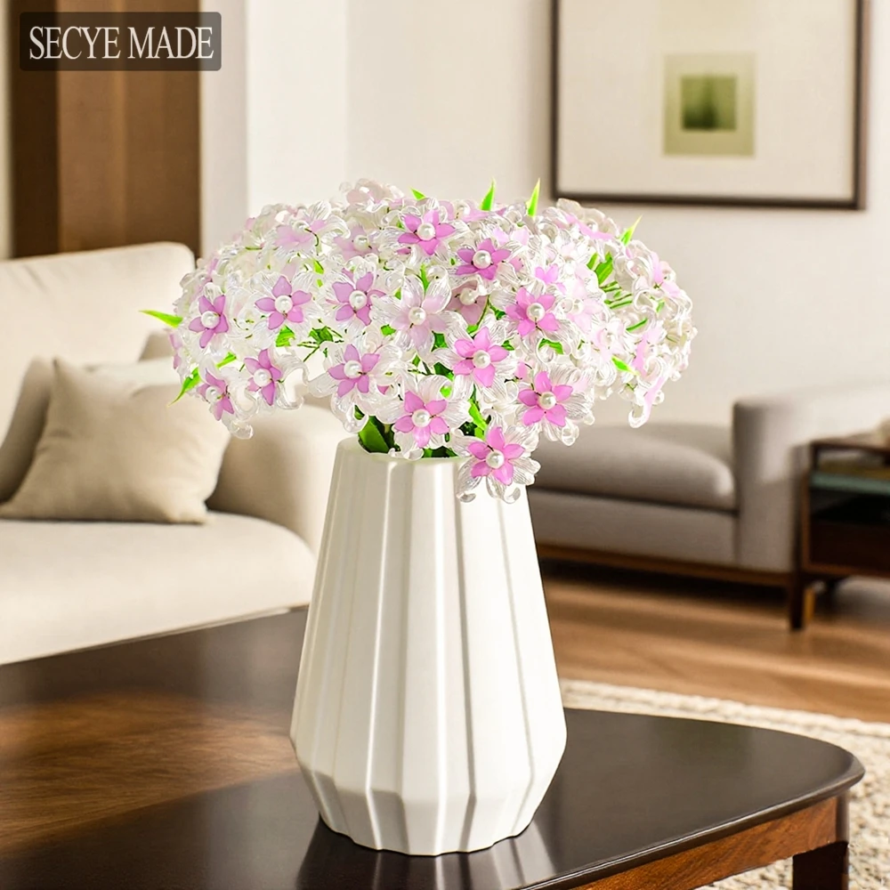 DIY Home Decoration Crafts Ornament Flower Arrangement DIY Material Package White&Purple Petal Bead Craft Bouquet K23
DIY Home Decoration Crafts Ornament Flower Arrangement DIY Material Package White&Purple Petal Bead Craft Bouquet K23