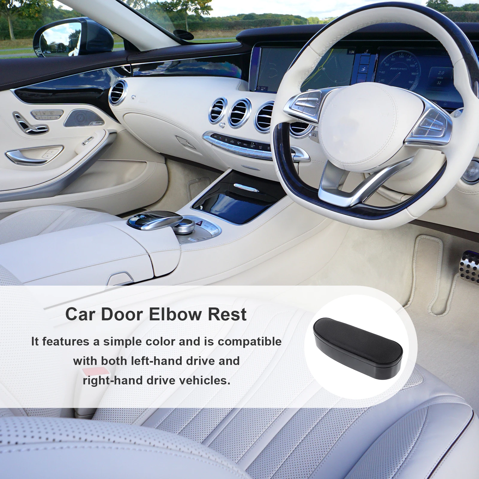 Universal Car Armrest Cushion Height Adjustable Elbow Support Pad for Driver Seat Comfort Auto Accessories Universal Fit Car
Universal Car Armrest Cushion Height Adjustable Elbow Support Pad for Driver Seat Comfort Auto Accessories Universal Fit Car