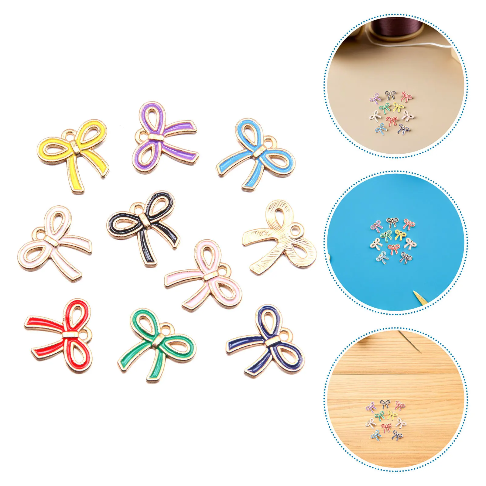 50pcs Colorful Bowknot Pendant Alloy Metal Bow Charms For Diy Jewelry Making Bracelet Necklace Earring Craft Projects Bow Charms
50pcs Colorful Bowknot Pendant Alloy Metal Bow Charms For Diy Jewelry Making Bracelet Necklace Earring Craft Projects Bow Charms