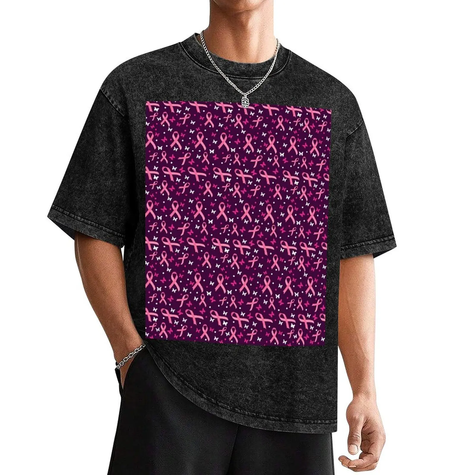 Breast Cancer Pattern With Pink Ribbon T-Shirt quick-drying vintage clothes mens plain t shirts
Breast Cancer Pattern With Pink Ribbon T-Shirt quick-drying vintage clothes mens plain t shirts