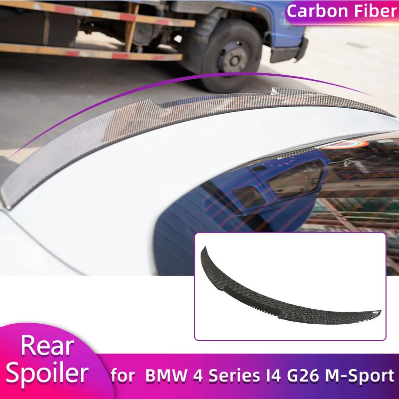 Carbon Fiber Rear Trunk Spoiler Wings for BMW 4 Series I4 G26 M-Sport 4-Door 2021-2023 Car Rear Spoiler Boot Wing Lip Body Kit
Carbon Fiber Rear Trunk Spoiler Wings for BMW 4 Series I4 G26 M-Sport 4-Door 2021-2023 Car Rear Spoiler Boot Wing Lip Body Kit