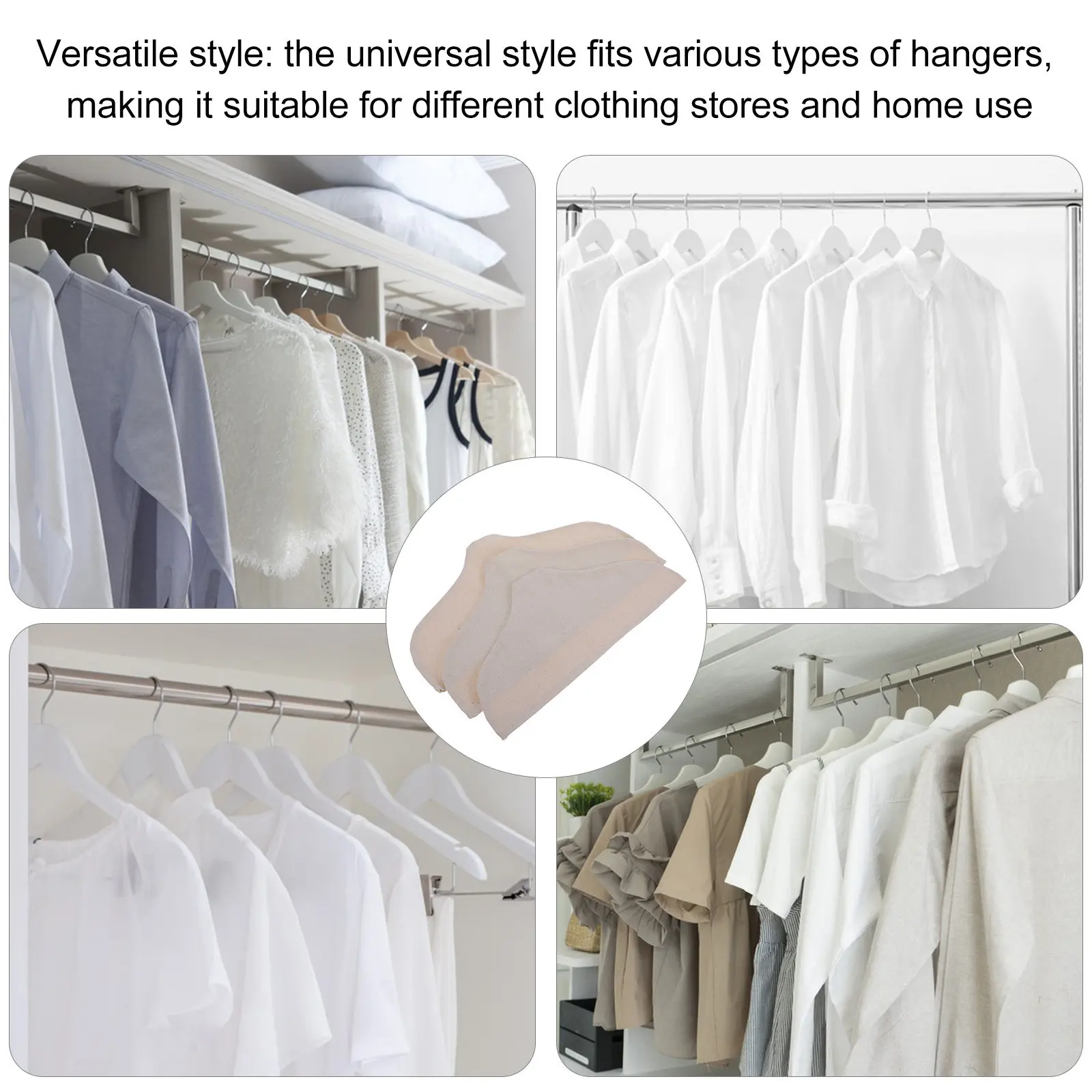 3Pcs Cotton Linen Cloth Hanger Anti Slip Cover Set Shoulder Shape Protector Breathable Fabric Clothing Store Wardrobe Organizer
3Pcs Cotton Linen Cloth Hanger Anti Slip Cover Set Shoulder Shape Protector Breathable Fabric Clothing Store Wardrobe Organizer