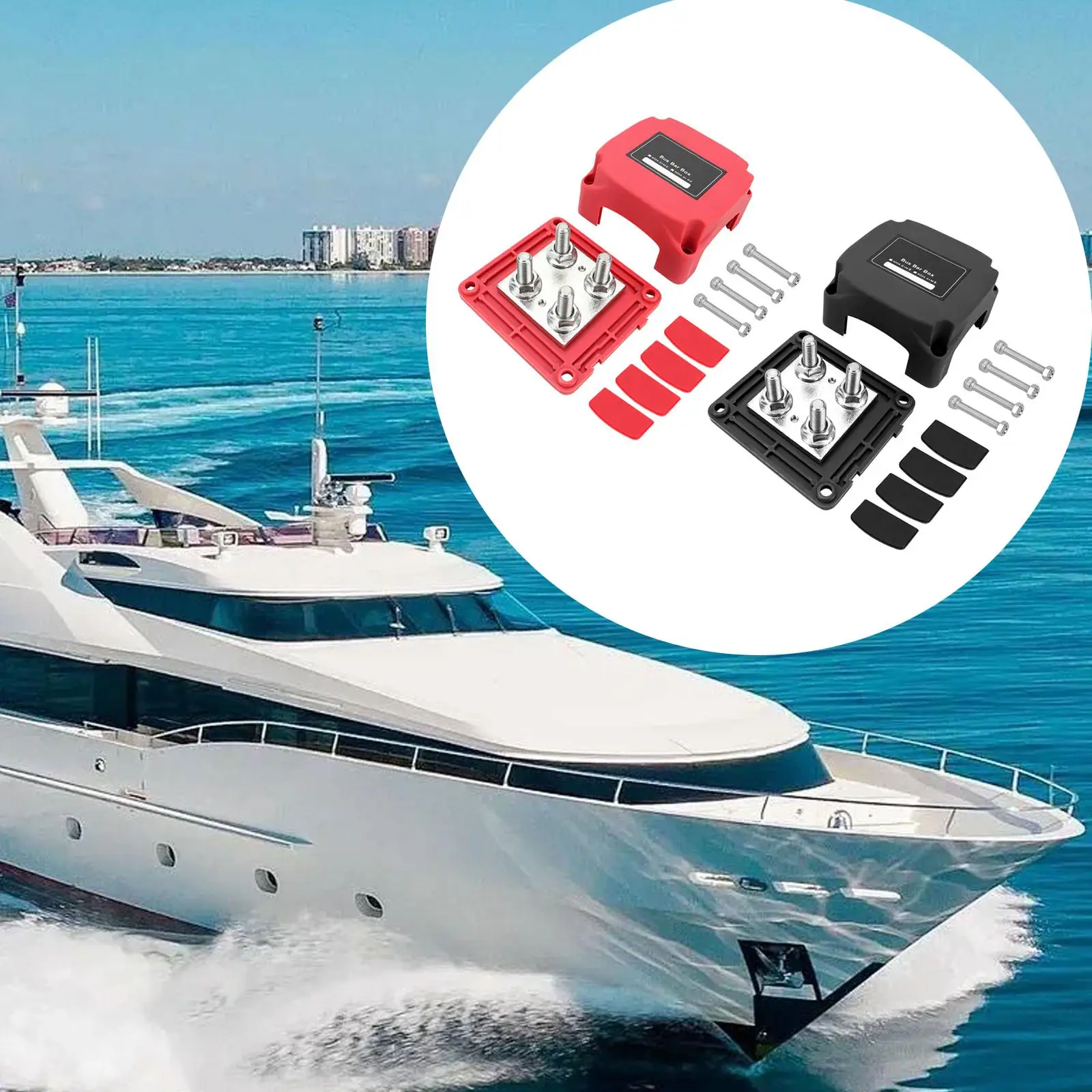 Power Distribution Block with Cover Waterproof 400A for Truck Boat Car
Power Distribution Block with Cover Waterproof 400A for Truck Boat Car