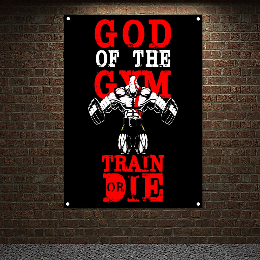 GOD OF THE GYM TRAIN OR DIE Man Muscular Body Workout Banner Wall Hanging Inspirational Poster Tapestry Wall Art Flag Gym Decor
GOD OF THE GYM TRAIN OR DIE Man Muscular Body Workout Banner Wall Hanging Inspirational Poster Tapestry Wall Art Flag Gym Decor
