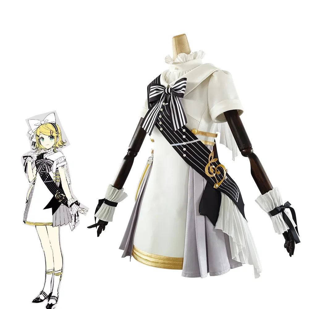 Miku Symphony 2024, костюм для косплея Rin, Vocaloid Kagamine, наряд в матросском стиле, женские платья в студенческом стиле для косплея, вечерние
Miku Symphony 2024, костюм для косплея Rin, Vocaloid Kagamine, наряд в матросском стиле, женские платья в студенческом стиле для косплея, вечерние