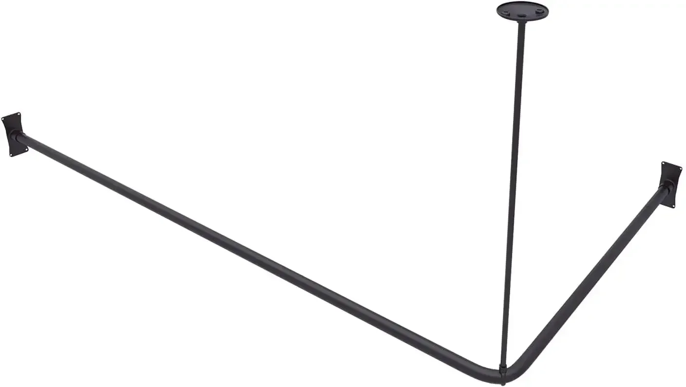 Алюминиевая угловая штанга для душевой занавески 60'' x 30'' с потолочным креплением, отделка под бронзу с эффектом состаривания.
Алюминиевая угловая штанга для душевой занавески 60'' x 30'' с потолочным креплением, отделка под бронзу с эффектом состаривания.