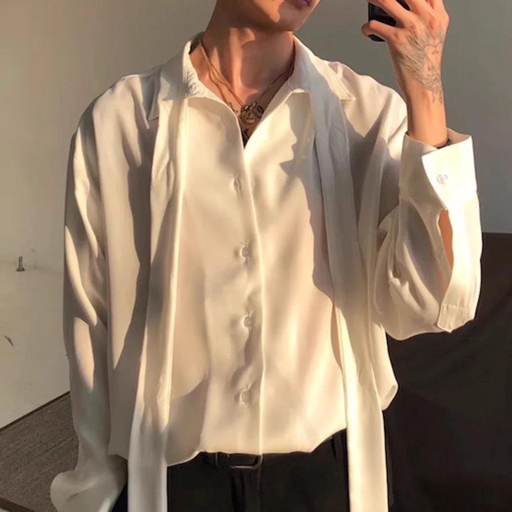 Loose Fit Shirt Casual Tie Shirt Suitable For Autumn Fashionable Style Polyester Material Fashion Casual Tops For Men
Loose Fit Shirt Casual Tie Shirt Suitable For Autumn Fashionable Style Polyester Material Fashion Casual Tops For Men