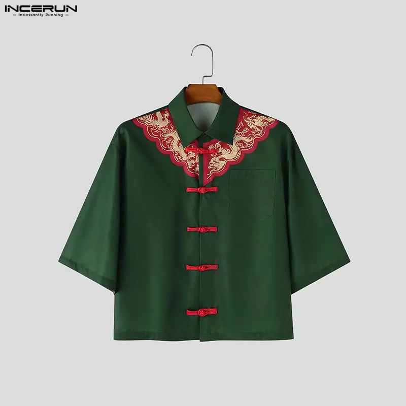 INCERUN Men's Shirt Patchwork Lapel Half Sleeve Vintage Menswear Clothing Summer Loose 2026 Retro Casual Tops Shirts For Man
INCERUN Men's Shirt Patchwork Lapel Half Sleeve Vintage Menswear Clothing Summer Loose 2026 Retro Casual Tops Shirts For Man