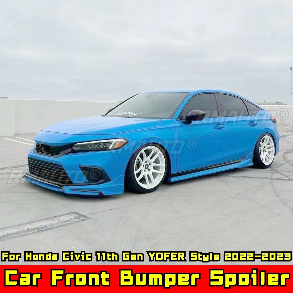 For Honda Civic 11th Gen 2022-2023 Body Kit Front Bumper Spoiler Glossy Black YOFER Style Front Bumper Splitter Car Accessories
For Honda Civic 11th Gen 2022-2023 Body Kit Front Bumper Spoiler Glossy Black YOFER Style Front Bumper Splitter Car Accessories