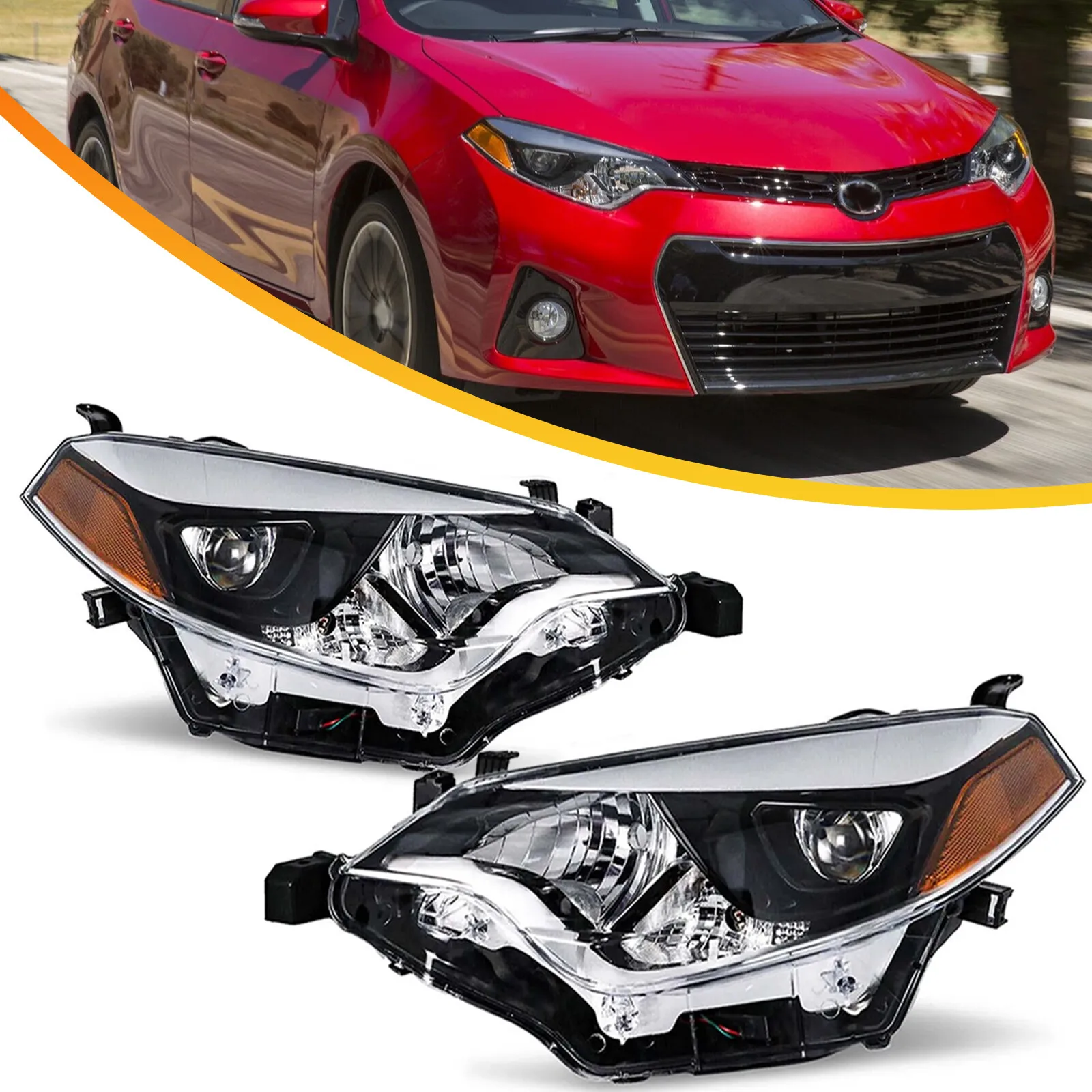 Headlights For 2014 2015 2016 Toyota Corolla Headlight Headlamp Left +Right SET
Headlights For 2014 2015 2016 Toyota Corolla Headlight Headlamp Left +Right SET