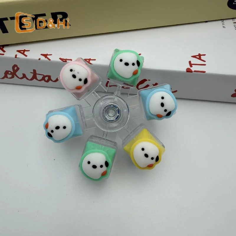 Cute Puppy Mechanical Keyboard Axis Tester LED Keyboard Key Toy Stress Relief DIY Fidget Button Keycap Fidget Keychain Toys Gift
Cute Puppy Mechanical Keyboard Axis Tester LED Keyboard Key Toy Stress Relief DIY Fidget Button Keycap Fidget Keychain Toys Gift