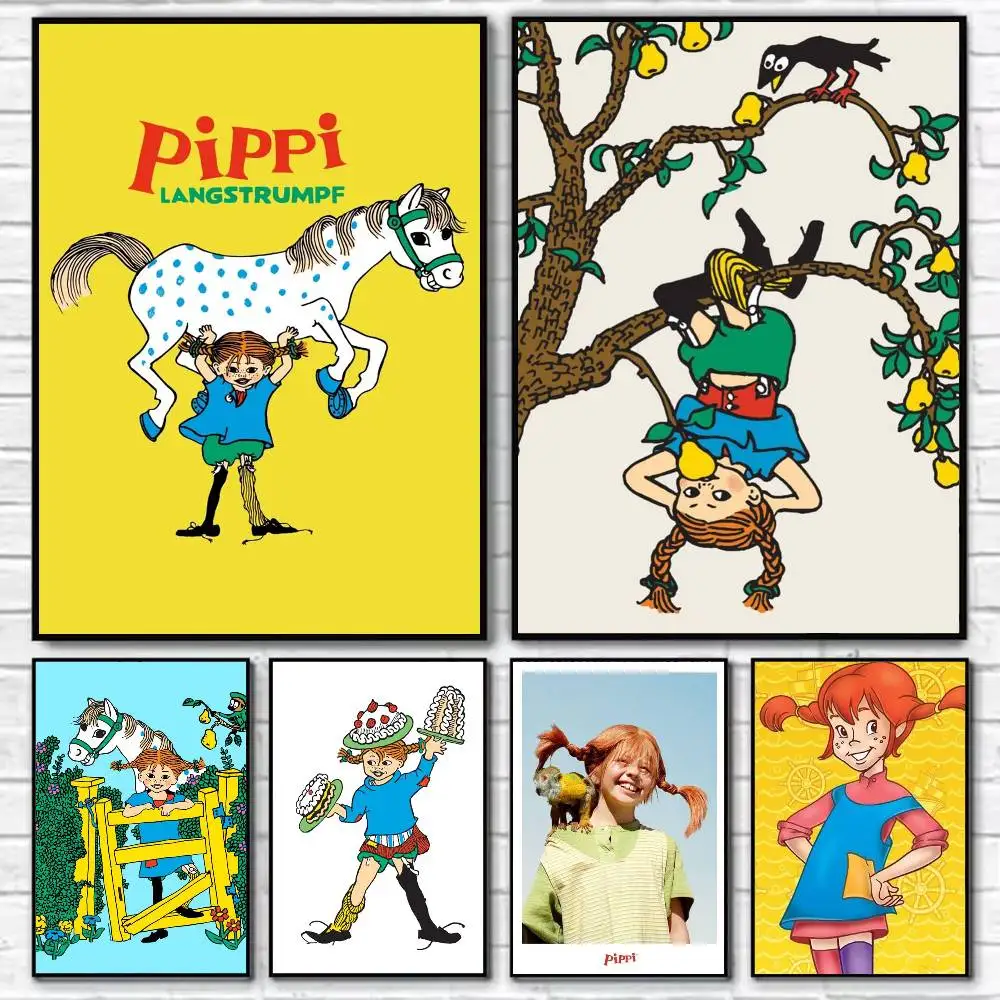 Anime Pippi L-longstocking Cute Cartoon Poster Self-adhesive Art Waterproof Paper Sticker Coffee House Bar Room Wall Decor
Anime Pippi L-longstocking Cute Cartoon Poster Self-adhesive Art Waterproof Paper Sticker Coffee House Bar Room Wall Decor