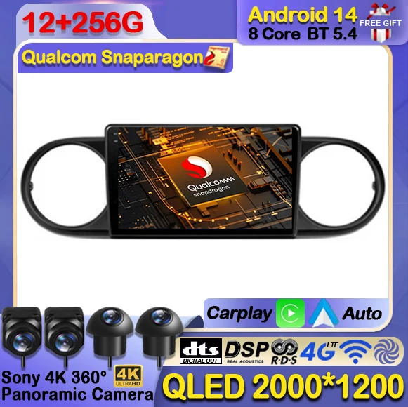 Автомобильный радиоприемник Android 14, для Toyota Corolla Rumion Tacoma, навигация, GPS Carplay, авто мультимедийный видеоплеер, стерео 4G WIFI QLED BT
Автомобильный радиоприемник Android 14, для Toyota Corolla Rumion Tacoma, навигация, GPS Carplay, авто мультимедийный видеоплеер, стерео 4G WIFI QLED BT