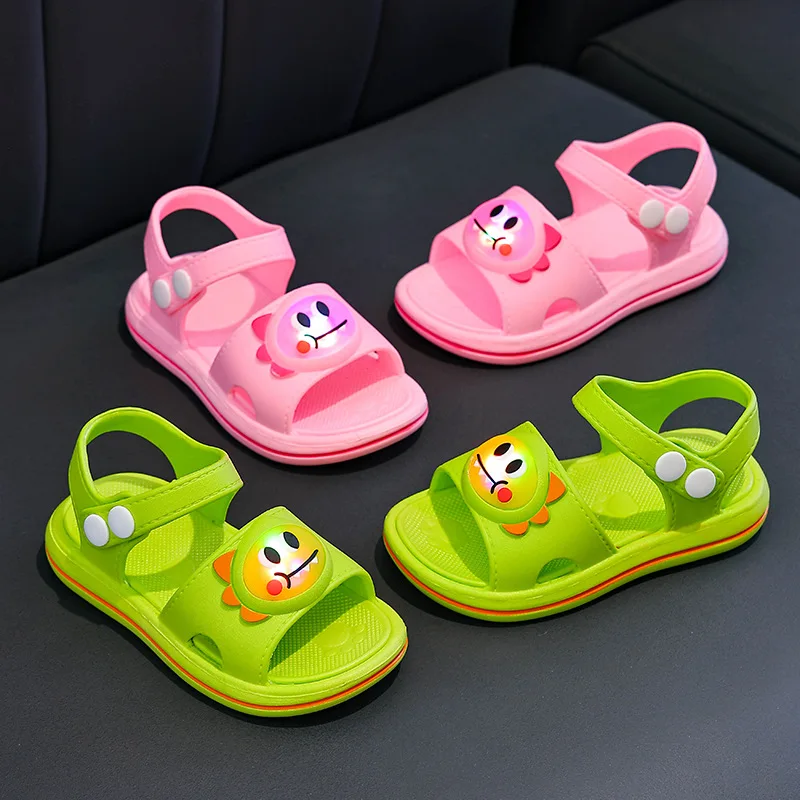 Children Summer Sandals New Cartoon Cute Sandals Boys Girls Non Slip Soft Sole Indoor Toddler Kids Beach Shoes Light Sandals
Children Summer Sandals New Cartoon Cute Sandals Boys Girls Non Slip Soft Sole Indoor Toddler Kids Beach Shoes Light Sandals