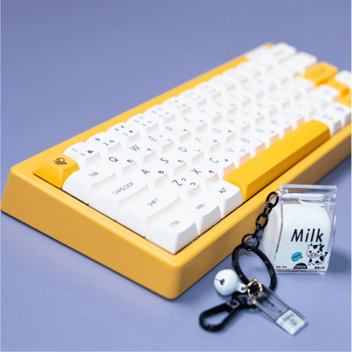 Caiyunx individual key cap XDA high PBT hot sublimation HONEY MILK customized mechanical keyboard
Caiyunx individual key cap XDA high PBT hot sublimation HONEY MILK customized mechanical keyboard