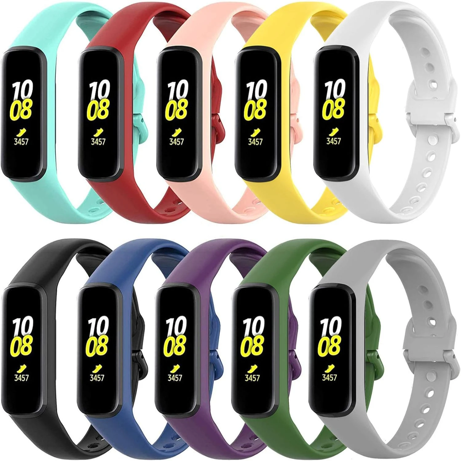 Comfortable and stylish wristband bracelet made of soft silicone for men and women. Durable and flexible Fit2 SM-R220 compatible
Comfortable and stylish wristband bracelet made of soft silicone for men and women. Durable and flexible Fit2 SM-R220 compatible