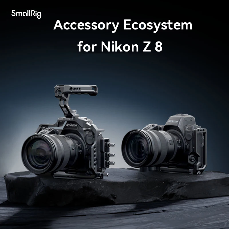 SmallRig Cage for Nikon Z 8 Camera Full Frame Cage Protects Camera with Arca Locating Hole & Cold Shoe Mount & NATO Rail Slot
SmallRig Cage for Nikon Z 8 Camera Full Frame Cage Protects Camera with Arca Locating Hole & Cold Shoe Mount & NATO Rail Slot