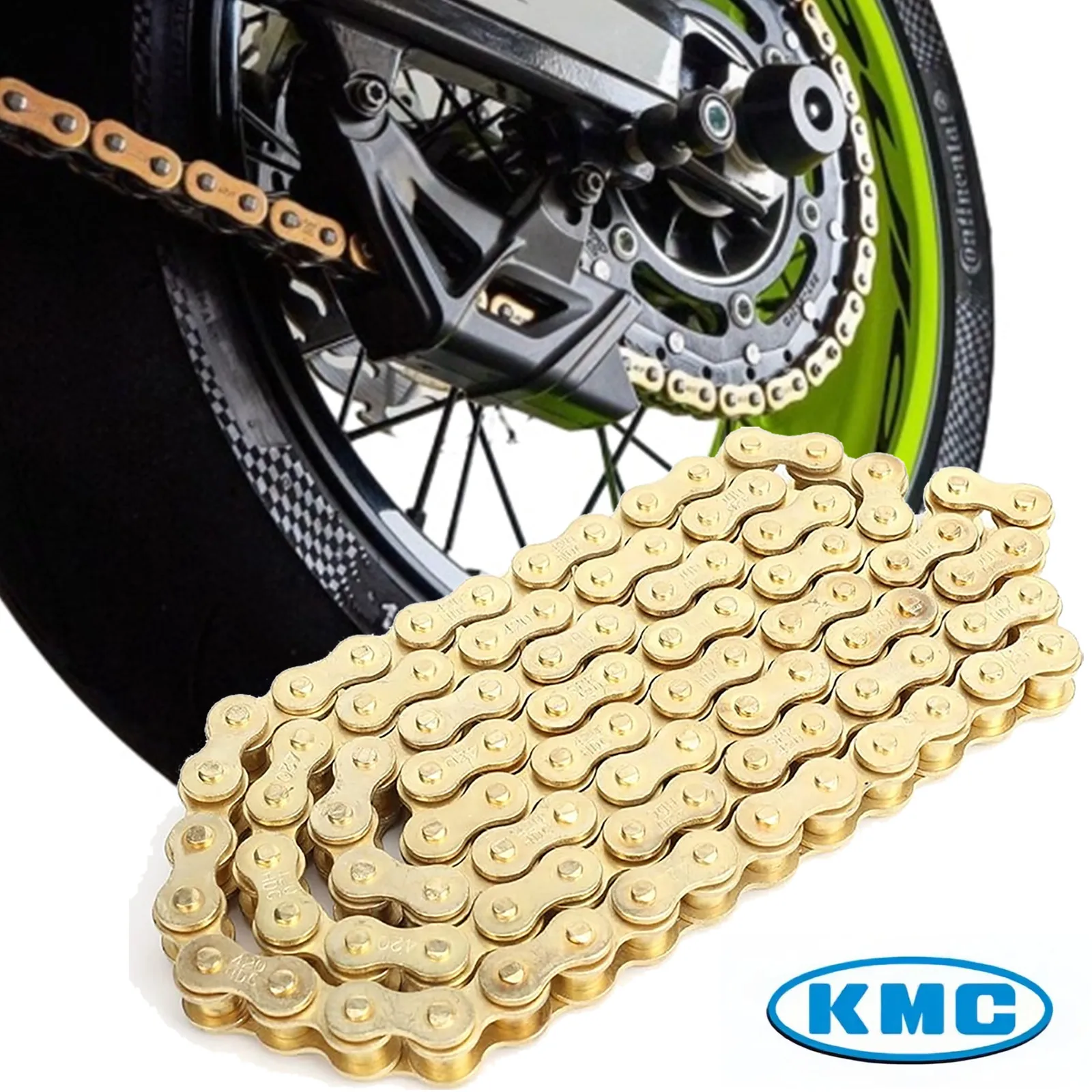 Мотоциклетная цепь 420 120 звеньев KMC Gold Heavy Duty Drive Chain для Honda 50cc 110cc 125cc Kayo Apollo Pit Bike Kart Мотокросс
Мотоциклетная цепь 420 120 звеньев KMC Gold Heavy Duty Drive Chain для Honda 50cc 110cc 125cc Kayo Apollo Pit Bike Kart Мотокросс