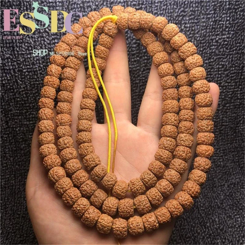 Trendy Natural Rudraksha Beads Bracelets Tibetan High Degree 5 Petals Dragon Scale Bodhi Seed Buddhist 108 Prayer Mala Dropship
Trendy Natural Rudraksha Beads Bracelets Tibetan High Degree 5 Petals Dragon Scale Bodhi Seed Buddhist 108 Prayer Mala Dropship